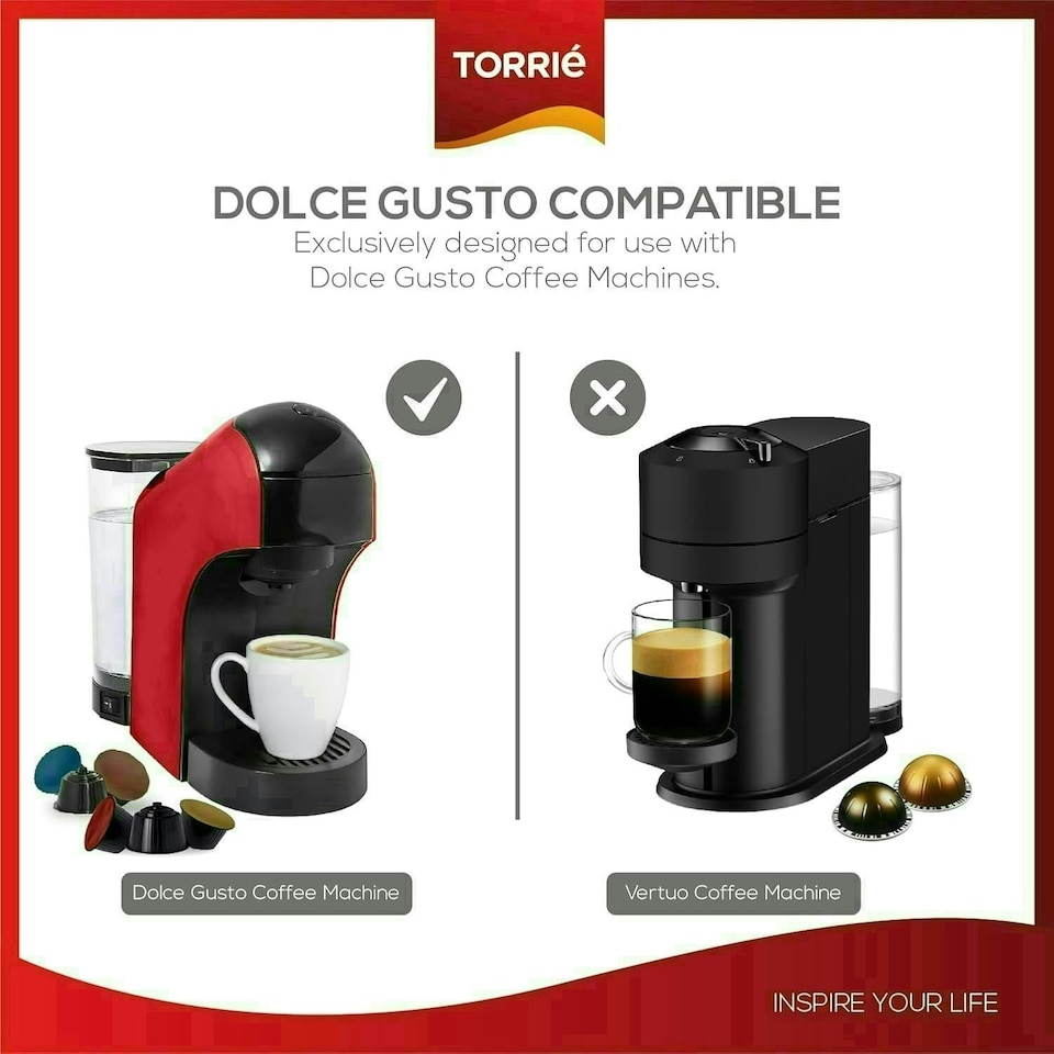image 1 of Cappuccino - Dolce Gusto ® Compatible Milky Coffee Capsules (80 Pods)