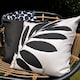 image 2 of Fusion Leaf Print Cushion Cover Natural