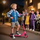 image 7 of HOMCOM Kids Electric Scooter, Electric Scooters for Kids Ages 6-10, 8 KM H 6 KM Lightweight E-Scooter, Adjustable Height, Rear Brake | Pink | Pink | 76cm x 53cm x 95cm