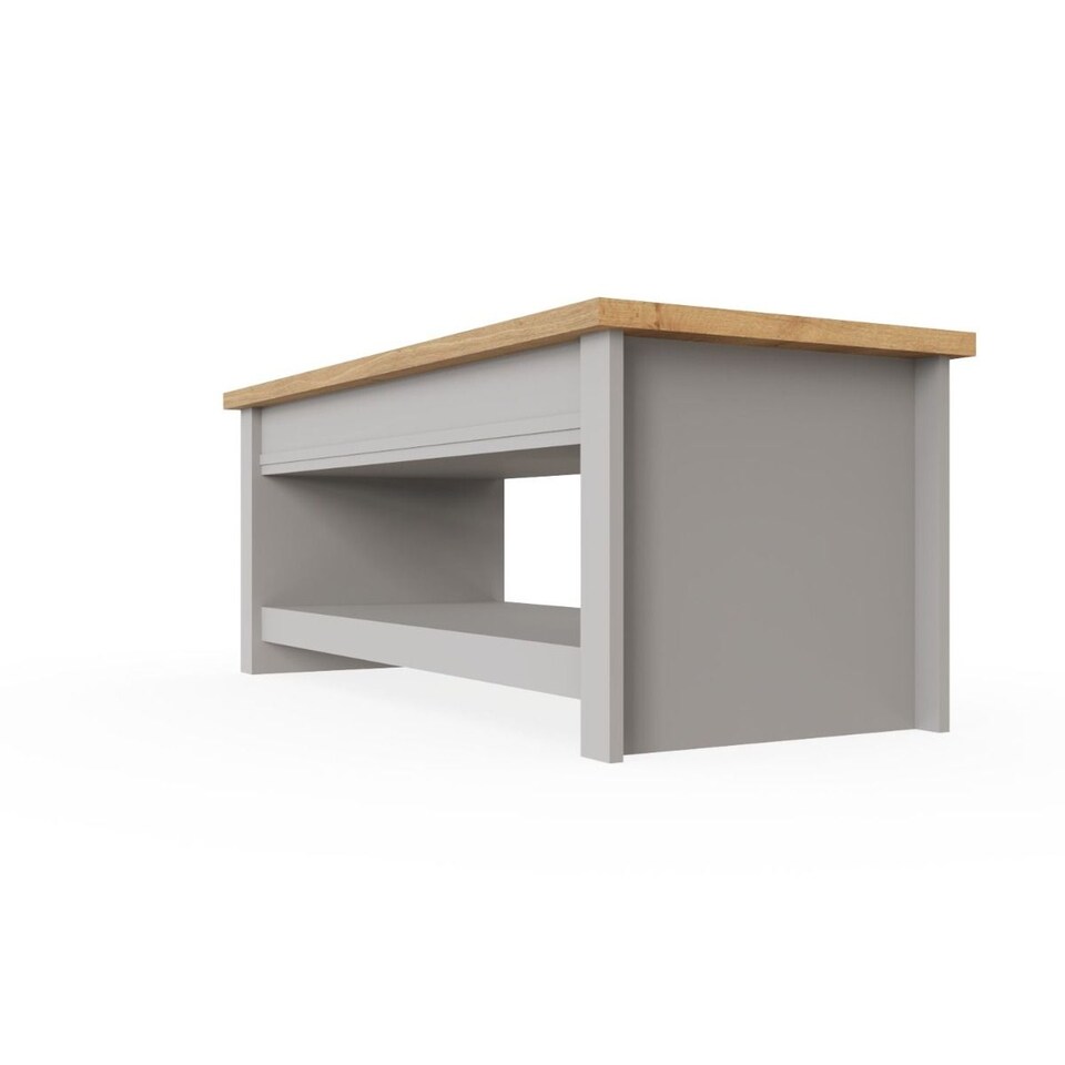 image 1 of Lisbon Grey Sliding Coffee Table