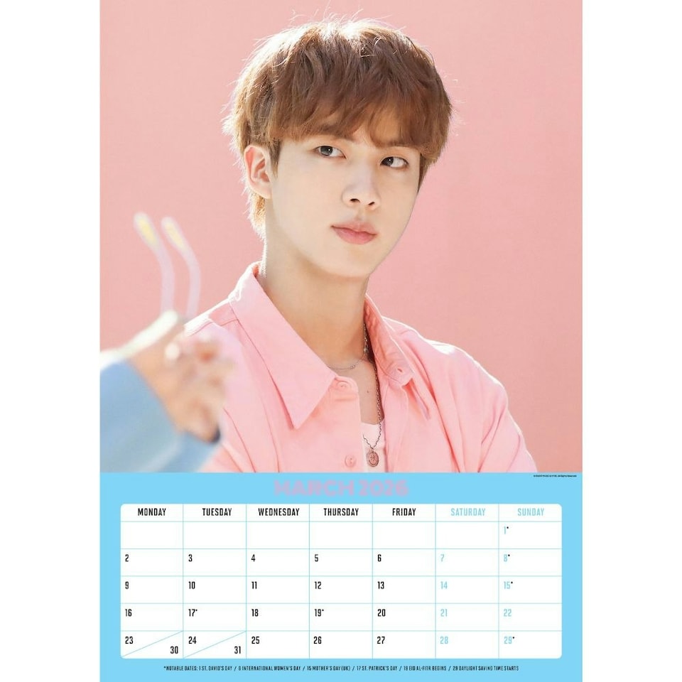 image 1 of BTS 2026 A3 CALENDAR