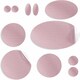 image 1 of aZengear Self-Adhesive Repair Patches for Jackets, Tent, Shoe, Gear - Waterproof, Tear-Cold-Resistant (11 Pieces, Dusty Rose)