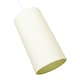 image 4 of Contemporary and Stylish Soft Cream Linen Fabric Tall Cylindrical 25cm Lampshade | Cream