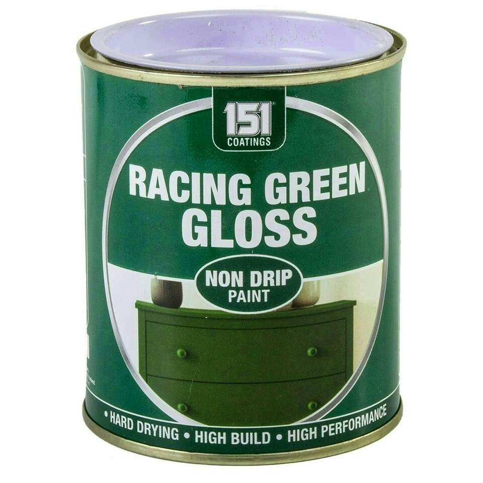 image 1 of 151 Non Drip All Colours Paint Tin Exterior Interior Hard Drying 300ml Green | Racing