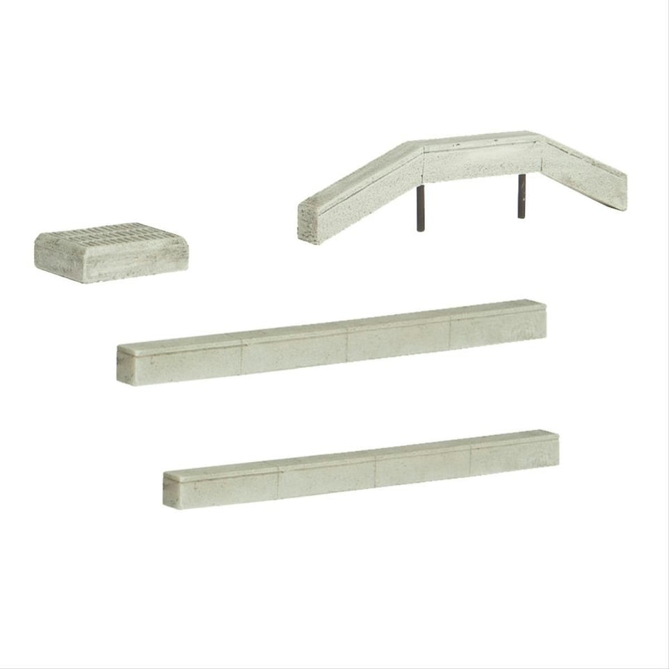 image 1 of Bachmann Scenecraft Lineside Troughs and Catchpits (Pre-Built)