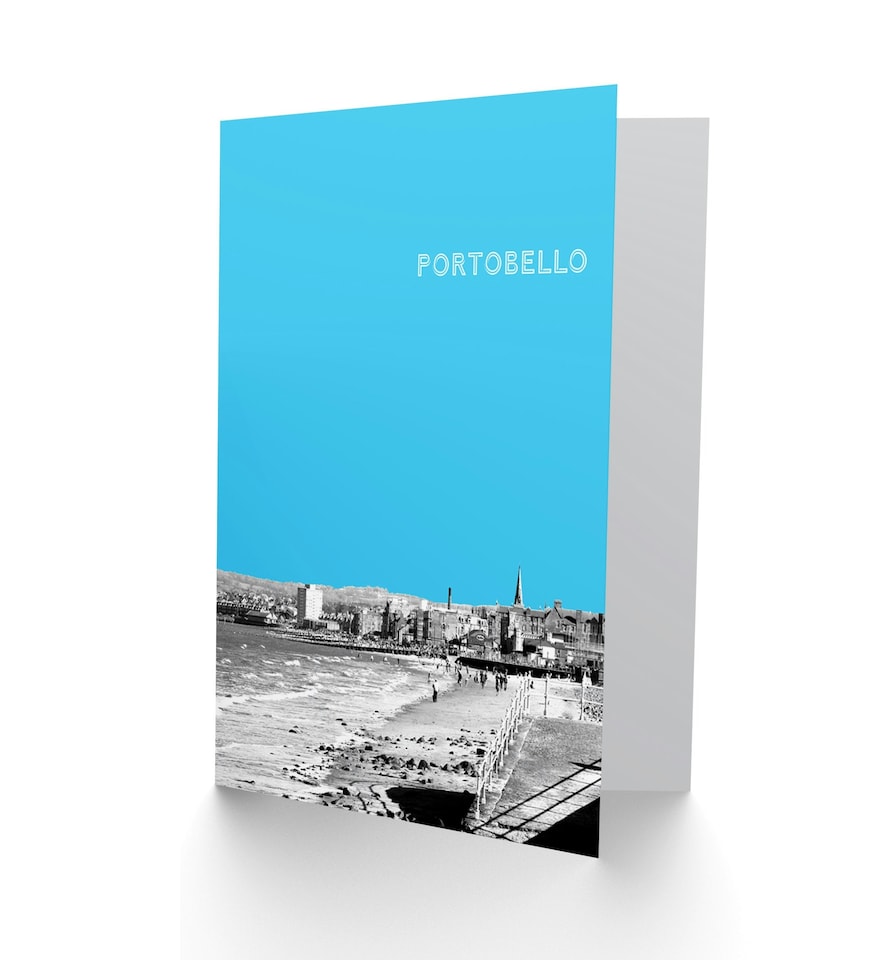image 1 of Portobello Edinburgh Sky Scottish Scotland Card