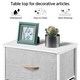 image 5 of Yaheeetch Fabric Storage Tower with Removable Organizer Bins Light Grey Grey | Light Grey