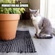 image 8 of GEEZY 6 Piece Animal Repellent Mats, Plastic, Black, 49 x 14 cm