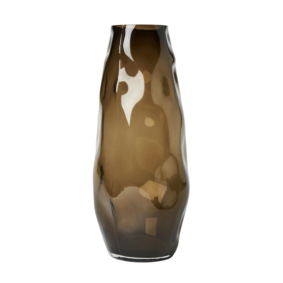 image 1 of BHS Ombre Glass Vase, Smoke
