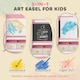 image 3 of AIYAPLAY 3-in-1 Kids Easel, Double-Sided Art Easel with Paper Roll Pink