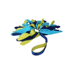 Coachi Tuggi Spider Dog Toy - Navy/Lime/Light Blue - One Size