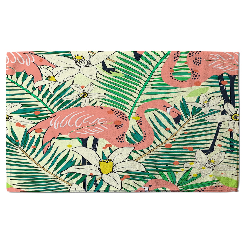 image 1 of palm leaves Designer Bath Towel | Multi