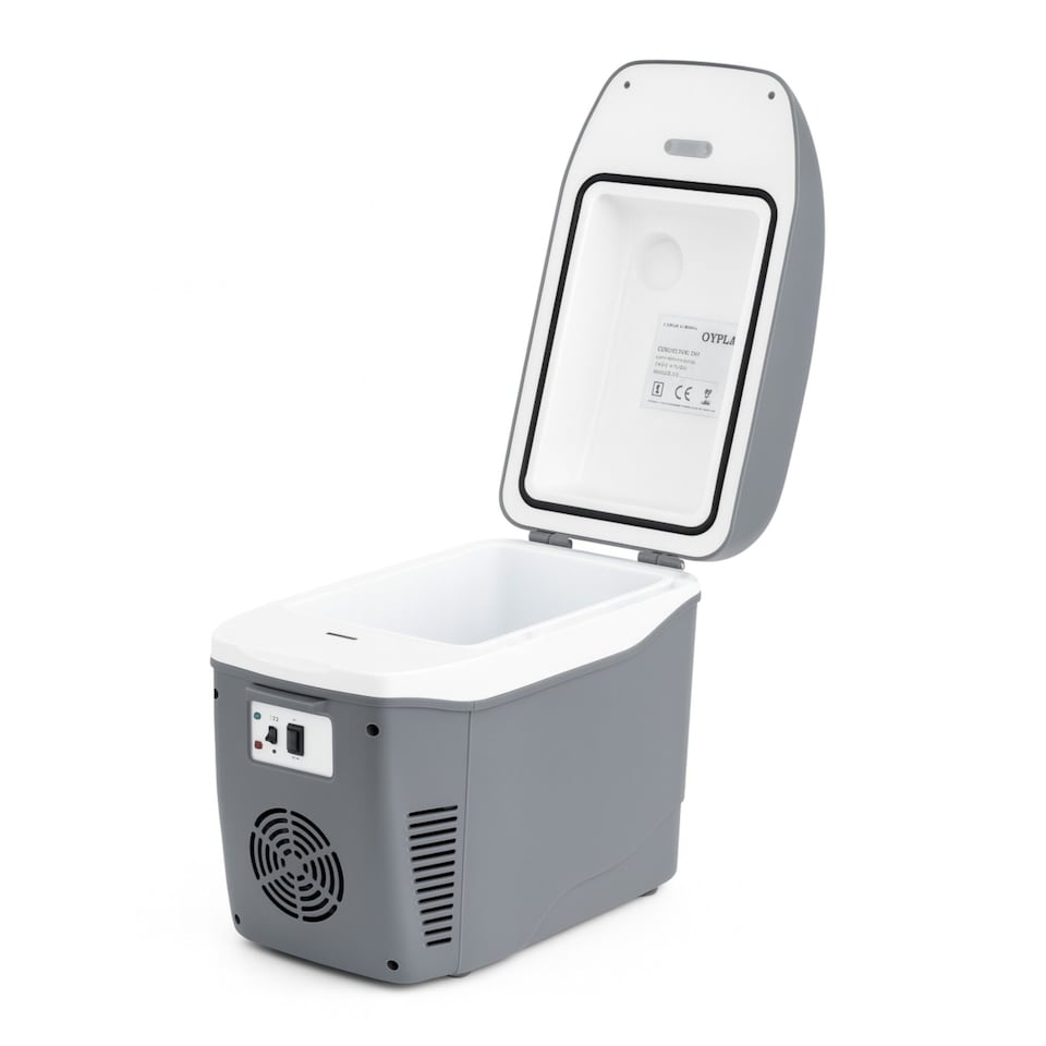 image 1 of 7.5L 12V DC Car Cooler Coolbox Hot Cold Portable Electric Cool | Grey