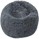 image 3 of Alivio Round Plush Pet Dog Cat For Calming Pet Anti Anxiety Washable Medium Grey | M