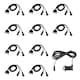 image 2 of ValueLights Decking Lights 10 Pack Silver Outdoor Decking Light Blue 40mm