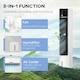 image 3 of HOMCOM Bladeless Air Cooler, Evaporative Oscillating Tower Fan Humidifier Unit