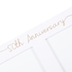 image 8 of Beautiful Double Picture Frame for 50th Wedding Anniversary - Gold Foil Text | Gold | One Size