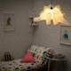image 1 of ValueLights Dinosaur White Ceiling Pendant Shade
