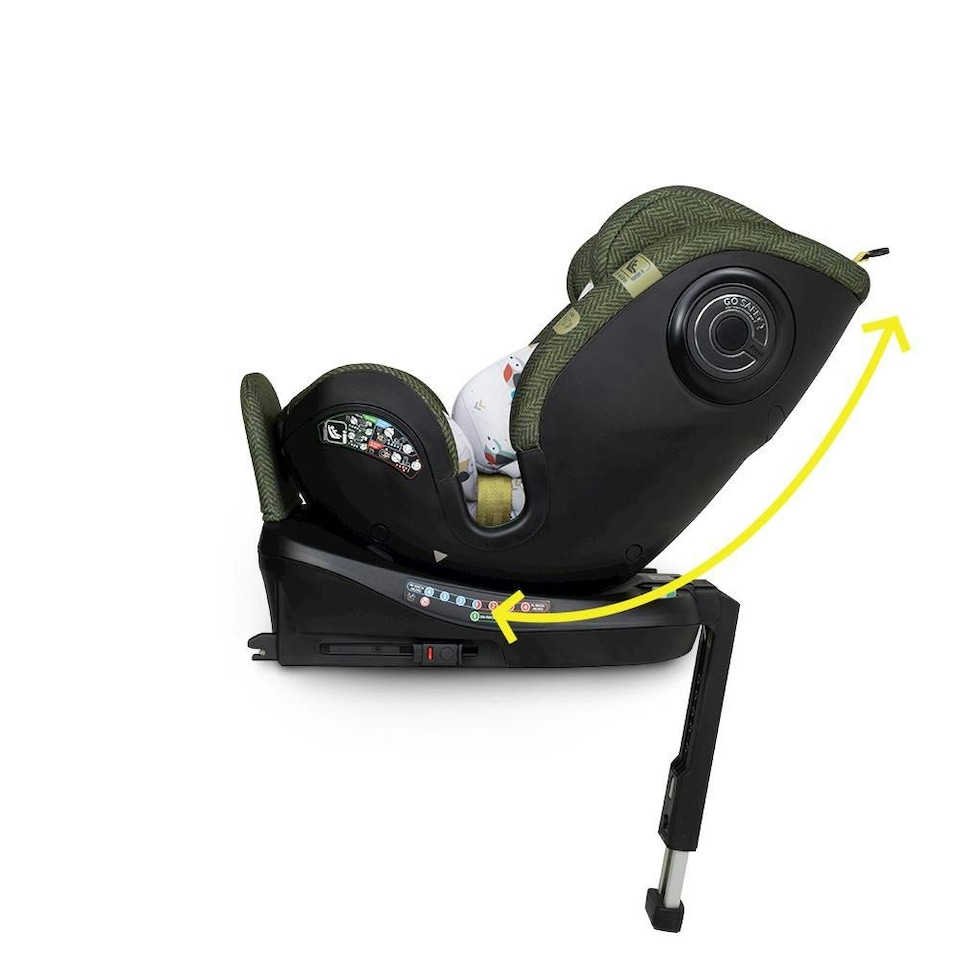 image 1 of Cosatto All in All Ultra iSize Car Seat - 360 Rotate Spin All Stage 0-36kg/0-12 Years (Bureau)