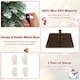 image 6 of COSTWAY 3 FT/ 4 FT/ 5FT Artificial Xmas Tree Set of 3 Snowy Christmas Tree LED Lights