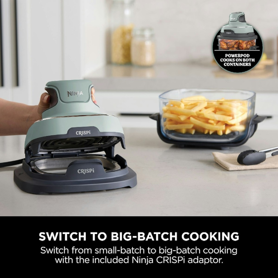 image 1 of Ninja CRISPi 4 in 1 Portable Air Fryer Sage FN101UKSG