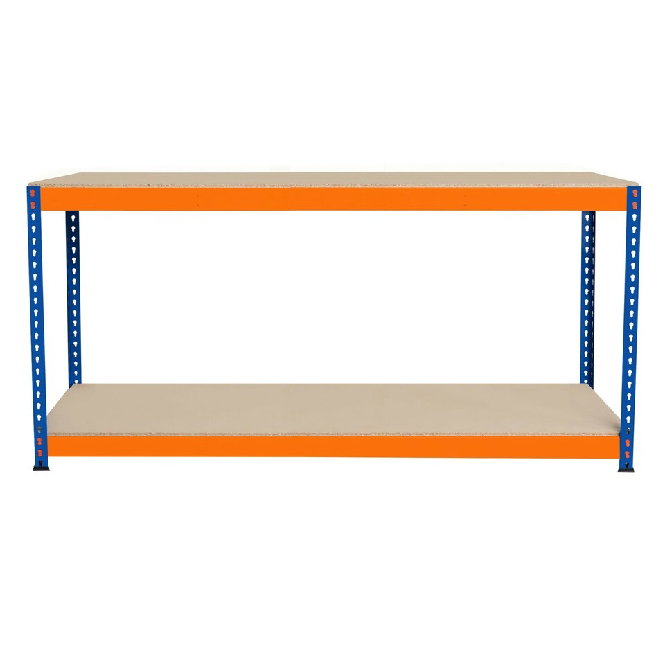 image 1 of S-Rax 2 Tier Workbench - 180cm x 45cm x 90cm Orange