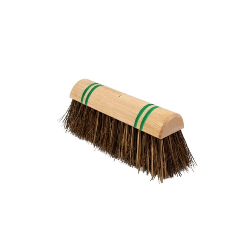 HBC Striped Broom Head - Light Beige/Brown - One Size