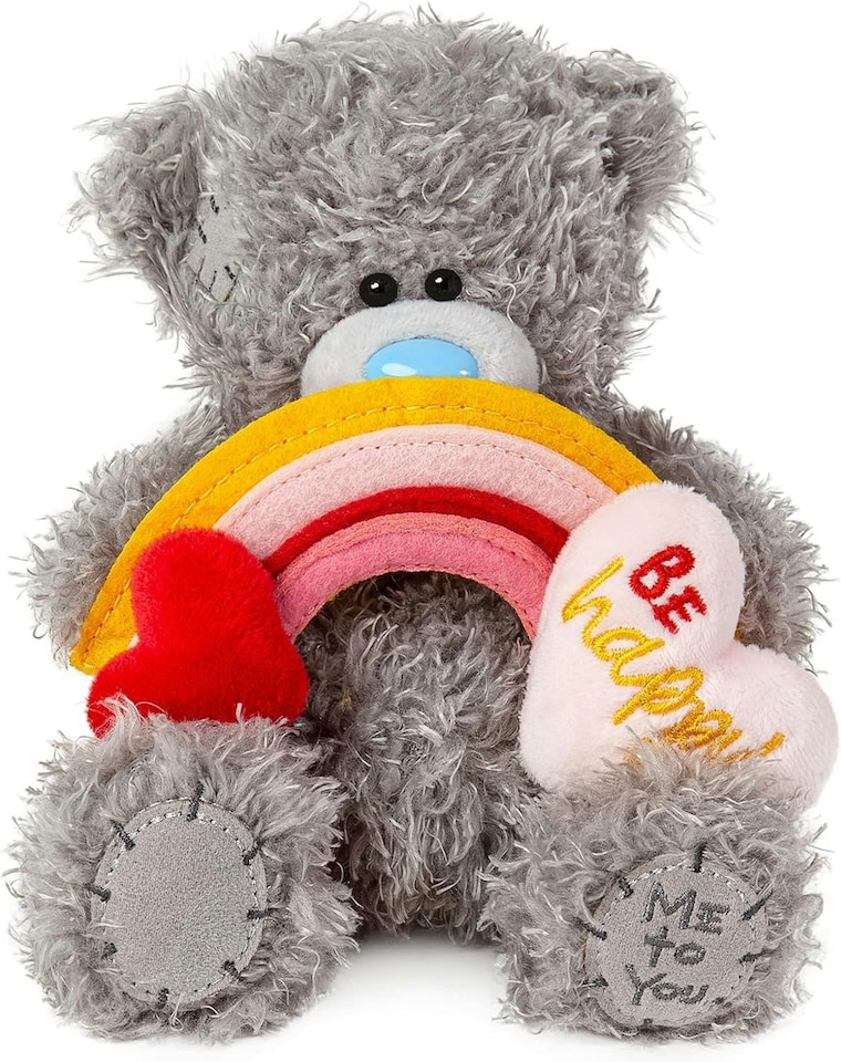 image 1 of Me To You Bear Be Happy Rainbow Plush