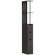 image 6 of HOMCOM Tall Bathroom Storage Cabinet with Shelf and Drawers, Brown Brown