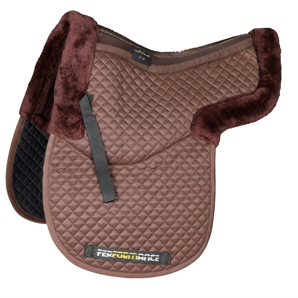 image 1 of Shires Performance Half Lined Numnah Black | Size: 17-18 Inch
Colour: Black