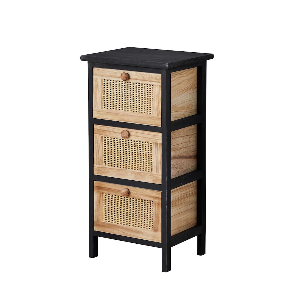 image 1 of Solid Wooden Storage Chest Of Drawers Organiser Rustic Fully Assembled | Multi