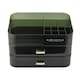 image 1 of Living and Home Desktop Makeup Cosmetic Organizer with Drawers - Dark Green