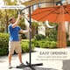 image 3 of Outsunny 3 m Cantilever Parasol, Offset Outdoor Umbrella with Crank Handle