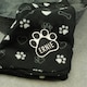 image 2 of Personalised Dog Paw Print Fleece Blanket