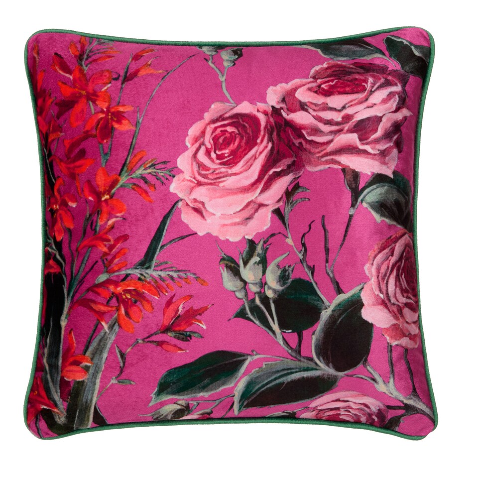 image 1 of Laurence Llewelyn-Bowen Cotswold Fantasia Dawn Cushion Cover Pink