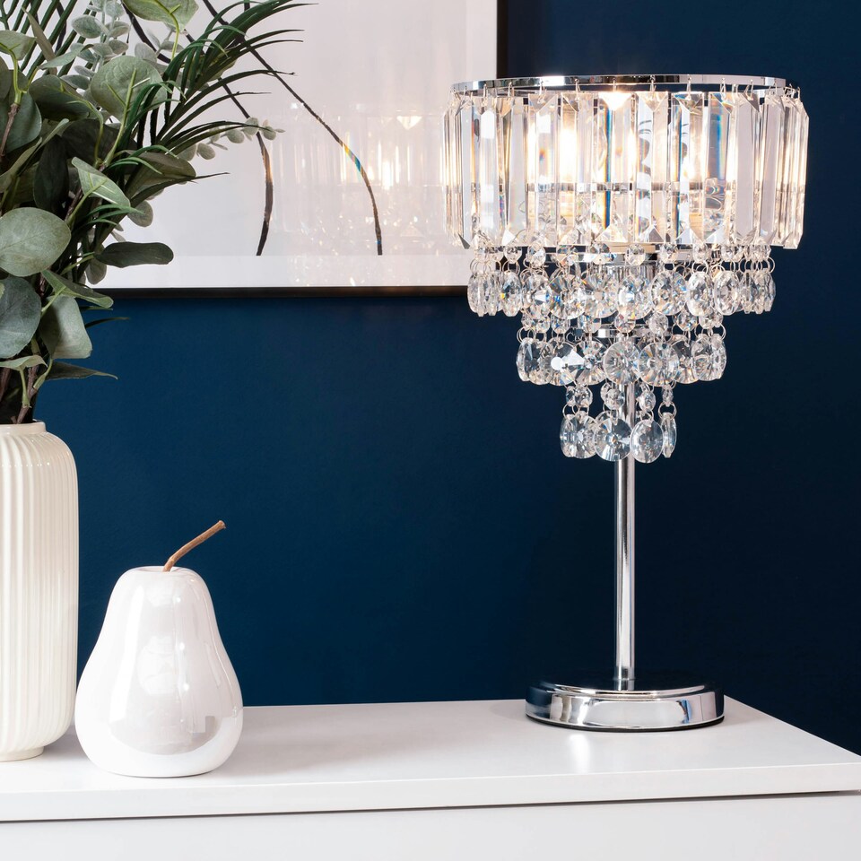 image 1 of BHS Paladina Table Lamp, Chrome