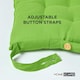 image 5 of Homescapes 4 x Seat Pads Luxury Cotton Indoor Outdoor Garden Dining Cushion Lime | Green | 40 x 40 cm | 4
