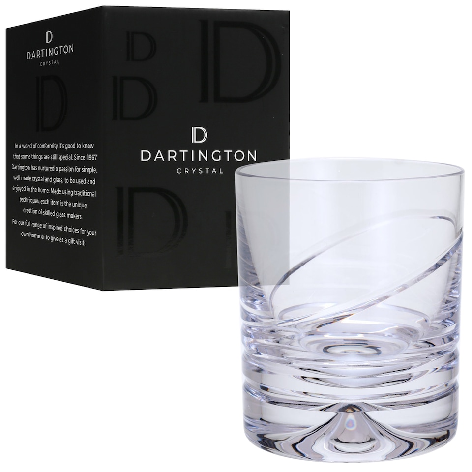 image 1 of Dartington Crystal Helix Double Old Fashioned Tumbler Glass