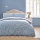 image 2 of Catherine Lansfield Antoinette Damask Reversible Duvet Cover Set | Blue | Double