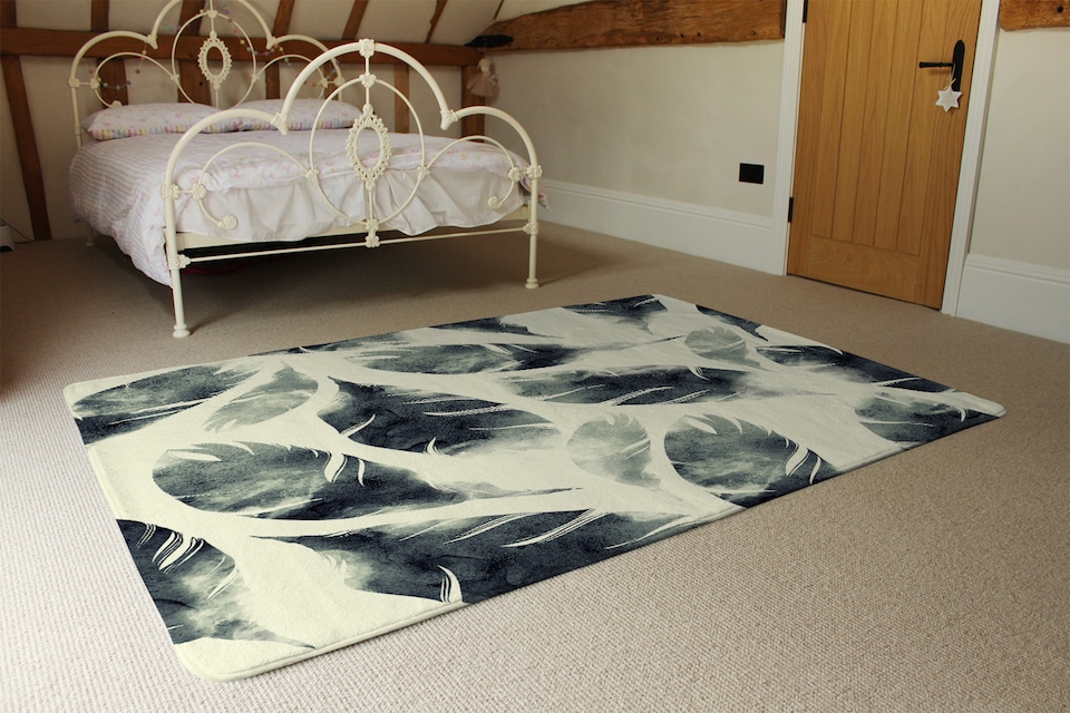 image 1 of Feathers Fantastic Birds Rug | Multi