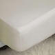 image 2 of Belledorm 200 Thread Count Cotton Percale Ultra Deep Fitted Sheet - Ivory - Single