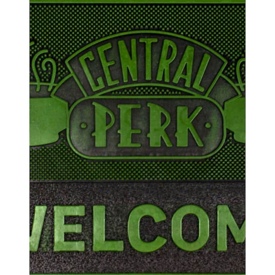 image 1 of Friends Rubber Central Perk Door Mat - Green - One Size