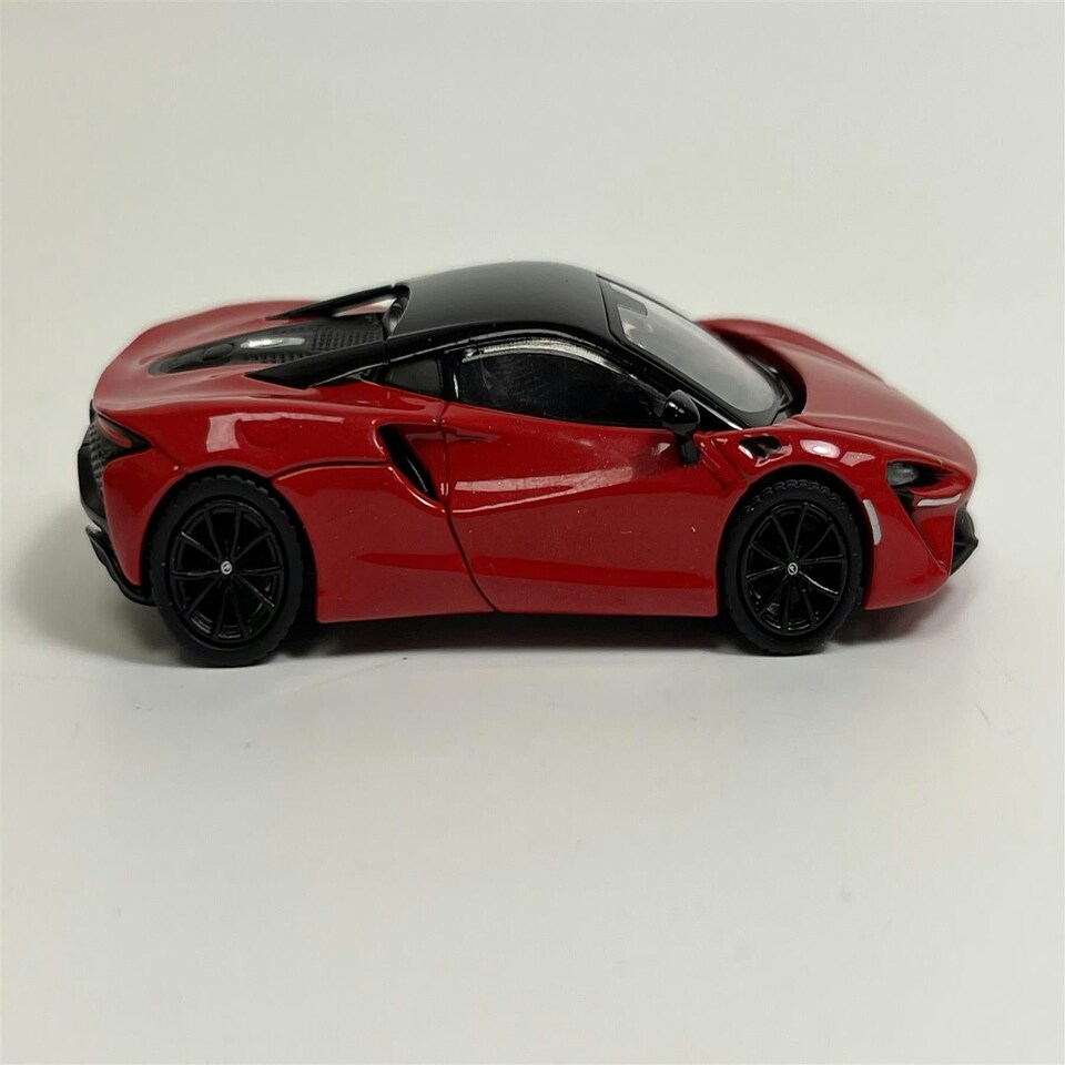 image 1 of McLaren Artura Vermillion Red LHD 1:64 Scale Mini GT MGT00532L