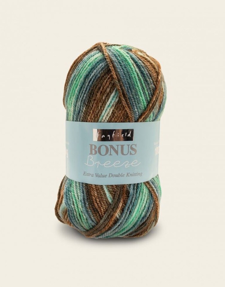 Multicoloured Hayfield Multicoloured Bonus Breeze DK Yarn (Value Pack 10 x 100g Balls ...