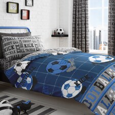 Bedlam Football Duvet Cover Set Blue