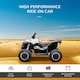 image 3 of HOMCOM 12V Electric Quad Bikes for Kids Ride On Car ATV Toy for 3-5 Years White