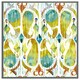 image 4 of Ikat vibrant (Picutre Frame) White | XS