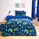 image 1 of OHS Gaming Fleece Duvet Cover Set Bedding Quilt Warm | Green | Double