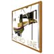image 4 of Art deco metro line (Picture Frame) Black | M