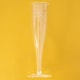 image 1 of Clear Plastic Champagne Tulip Flutes 100ml - Pack of 10